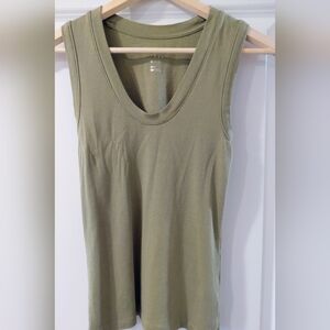 a new day Olive Green Scoop Neck Tank Top